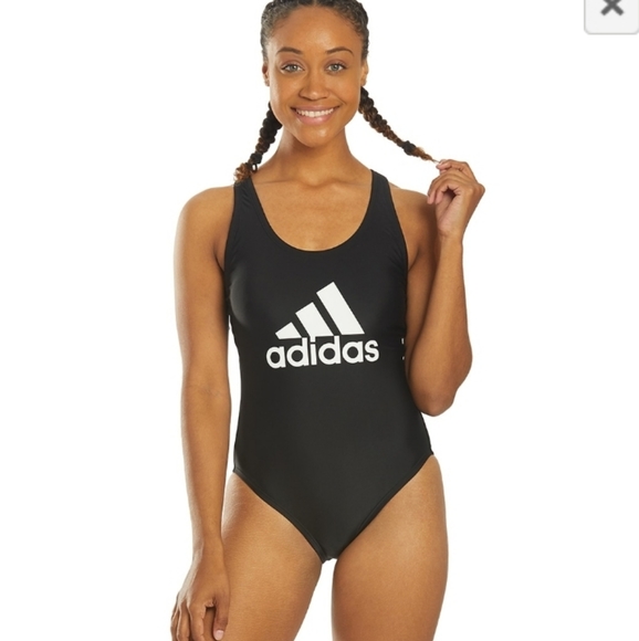 adidas Other - 👙Adidas adjustable straps all black swimsuit